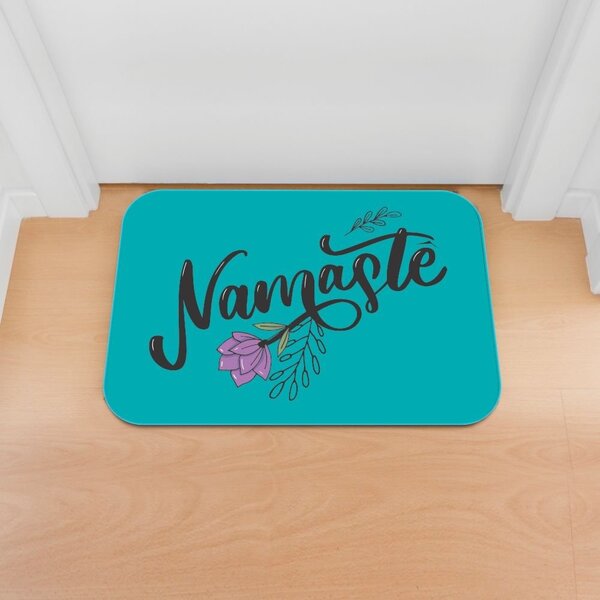 Tapete Decorativo Emborrachado Tiffany Namaste - 60x40 Cm