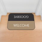 Tapete Decorativo Emborrachado Welcome Goodbye - 60x40 Cm