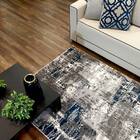 Tapete Decorativo Nobre 200x250 Cinza/azul - Gran Belo