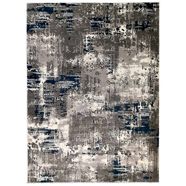 Tapete Decorativo Nobre 200x250 Cinza/azul - Gran Belo