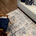 Tapete Decorativo Nobre 200x300 Off White/azul - Gran Belo