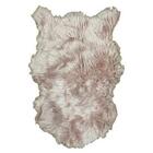 Tapete Decorativo Pelego De Pelúcia Alta 58x88cm Rosa – Fwb