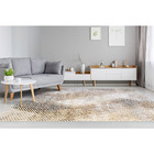 Tapete Decorativo Sala De Estar Ágape 240x340 Geométrico Bege