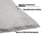 Tapete Decorativo Sala De Estar Conforto 200x240 Off White -