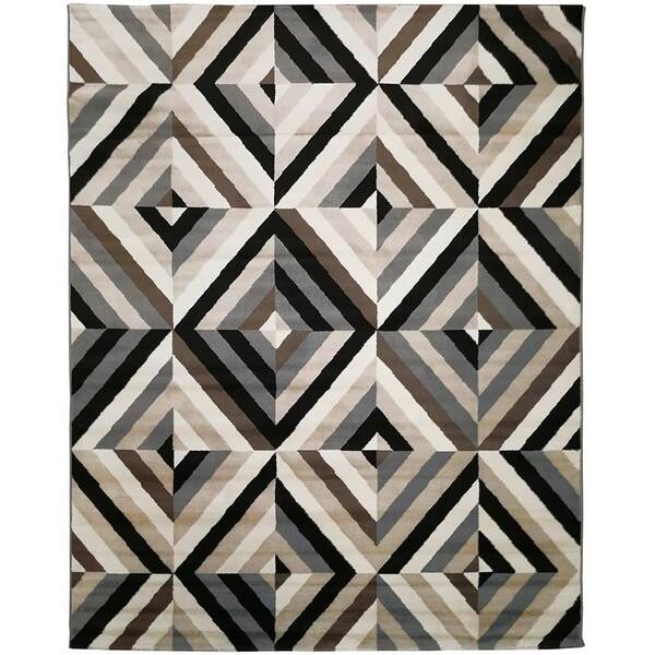 Tapete Decorativo Sala De Estar Hamilton 250x300 Cinza/marrom