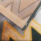 Tapete Decorativo Sala De Estar Hamilton 300x400 Cinza/amarel