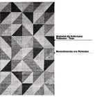 Tapete Decorativo Sala De Estar Hazard 200x250 Cinza - Gran B