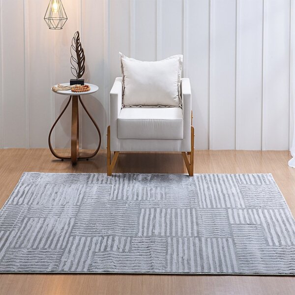 Tapete Decorativo York 150x200cm Cinza