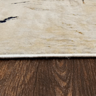 Tapete Desenho Eros Poliéster Azul e Cinza 140x200cm Edantex