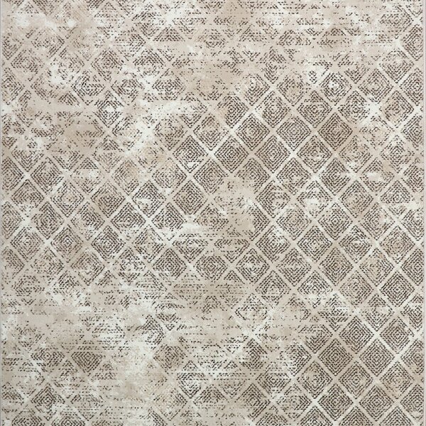 Tapete Dolce Pêlo Baixo Antialérgico Antiderrapante Marfim/ma