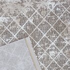 Tapete Dolce Pêlo Baixo Antialérgico Antiderrapante Marfim/ma