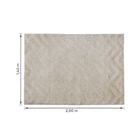 Tapete Dueto Melodia Bege 1,40x2,00m Jolitex