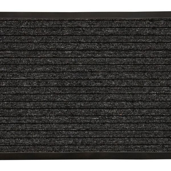 Tapete Duo 70cmx100cm Preto Com Borda Unik Kapazi