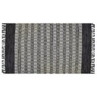 Tapete Dupla Face 100 X 150cm Kilim Mallani Niazitex Preto