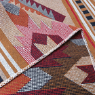 Tapete Retangular Dupla Face Kilim 2 Poliéster Multicolorido Interno 1x1,5m Jolitex