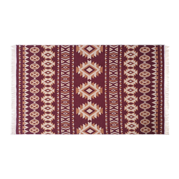 Tapete Retangular Dupla Face Kilim 3 Poliéster Multicolorido Interno 2,4x3,5m Jolitex