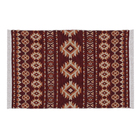 Tapete Retangular Dupla Face Kilim 3 Poliéster Multicolorido Interno 2,4x3m Jolitex