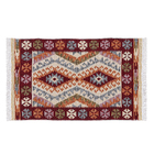 Tapete Retangular Dupla Face Kilim 4 Poliéster Multicolorido Interno 2,4x3m Jolitex