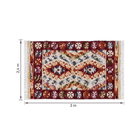 Tapete Retangular Dupla Face Kilim 4 Poliéster Multicolorido Interno 2,4x3m Jolitex