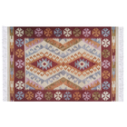 Tapete Retangular Dupla Face Kilim 4 Poliéster Multicolorido Interno 2x2,5m Jolitex