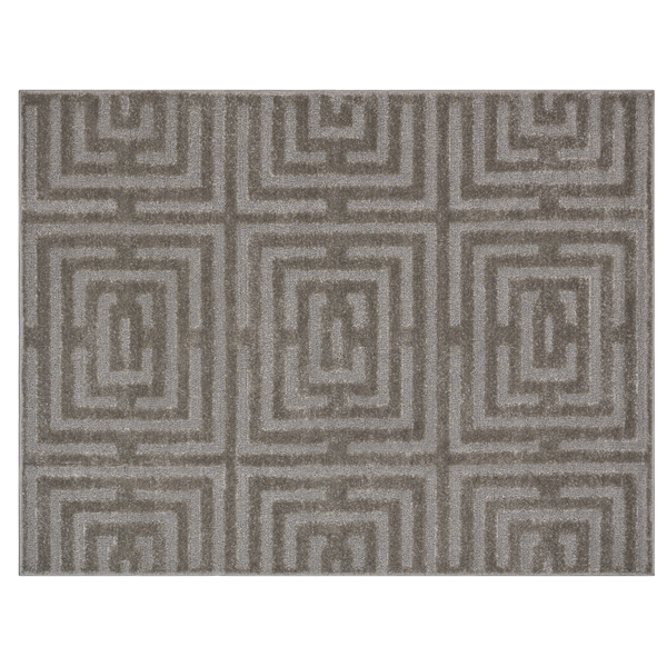 Tapete Eden Cinza Claro 2x1,5m