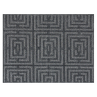 Tapete Eden Cinza Escuro 1x0,5m