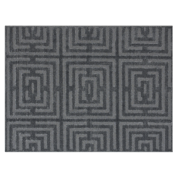 Tapete Eden Cinza Escuro 1x0,5m