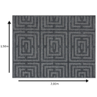 Tapete Eden Cinza Escuro 2x1,5m