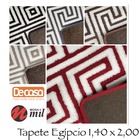 Tapete Egípcio Antiderrapante - 1,40x2,00m - Marrom