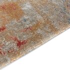 Tapete Em Poliéster 7712 Omega Via Star Amarelo Destonado