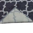 Tapete Emborrachado Sala Quarto 2,00x1,46 Pratico Blenda Cinza