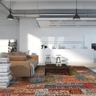 Tapete Enigma Cosmos 2,00 Redondo - Tapete São Carlos - Bege