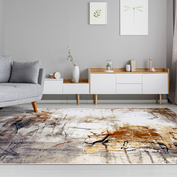 Cama posta: sala com Tapete Eros Color