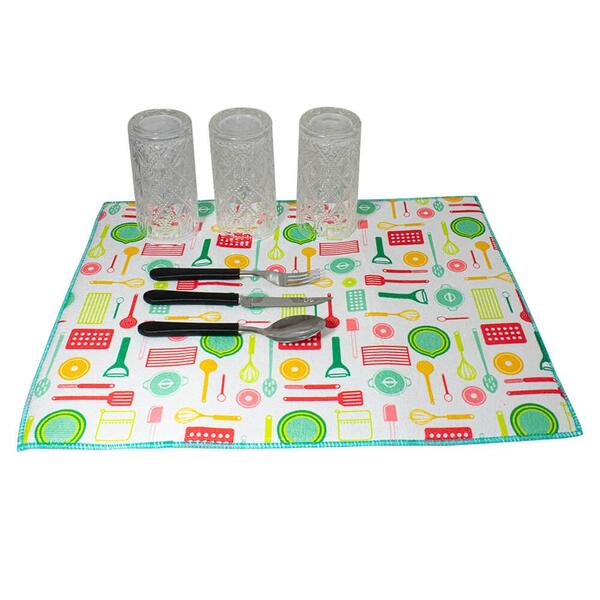 Tapete Escorredor De Louça Ultra Absorvente 38x50cm - Casambi