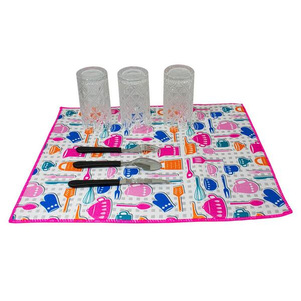 Tapete Escorredor De Louça Ultra Absorvente 38x50cm - Casambi