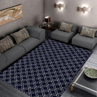 Tapete Estampado De Sala Casablanca 1,35m X 1,00m Antiderrapa