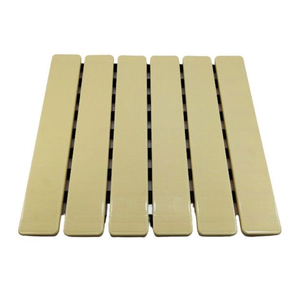 Tapete Estrado P/banheiro Antiderrapante C/ventosas Marfim