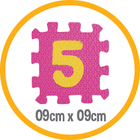 Tapete Eva Tatame Tapetinho Castelinho Numerico 34 Pecas