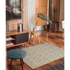 Tapete Facile Retangular Tecido (200x250) Bege Sombras