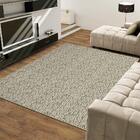 Tapete Facile Retangular Tecido (200x250) Bege Sombras