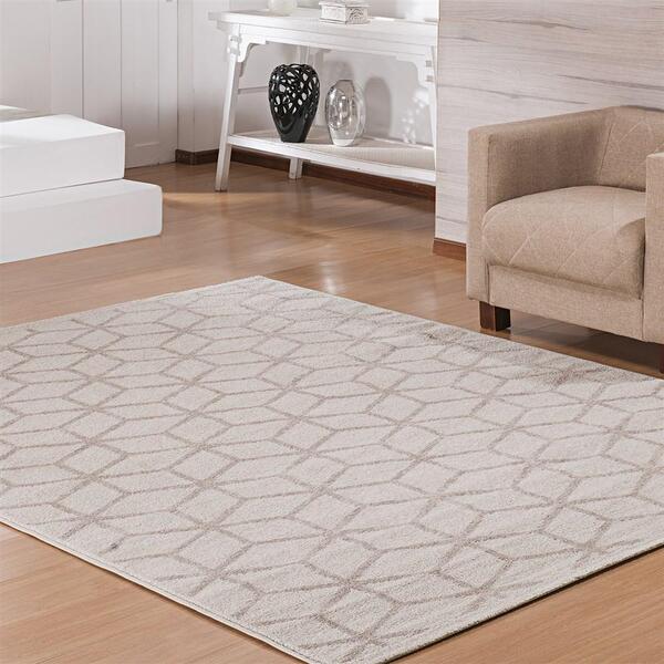 Tapete Faro 11 Bege 0,50x1,00m - Niazitex