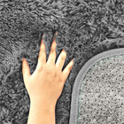 Tapete Felpudo 140x1,00 Sala E Quarto Cinza Casen