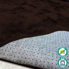 Tapete Felpudo 140x100cm Marrom  Para Sala Quarto Fofinho - C