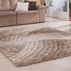 Tapete Felpudo 3d Silk Himalaya Des 02 Bege 1,40x2,00m - Niaz