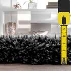 Tapete Felpudo Apolo Soft Casa Dona 200x240 Preto