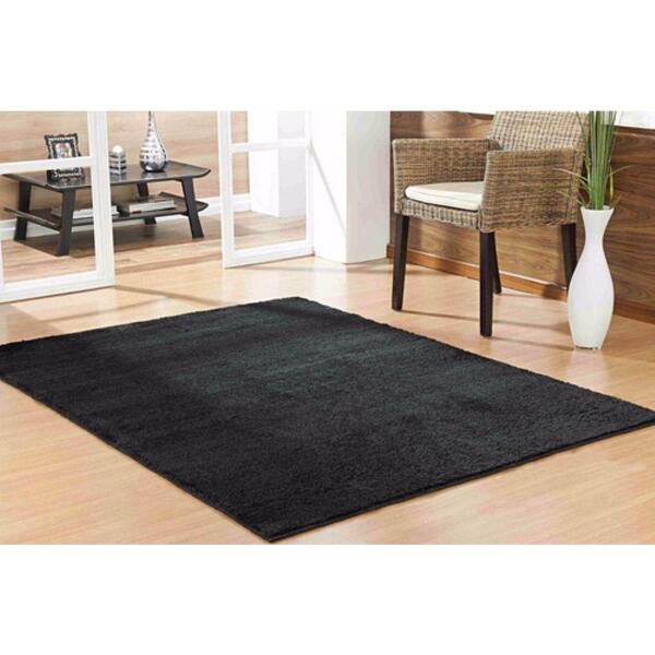 Tapete Felpudo Apolo Soft Casa Dona 200x300 Preto