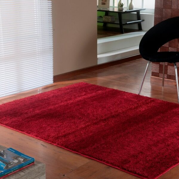 Tapete Felpudo Apolo Soft Casa Dona 200x300cm Vermelho