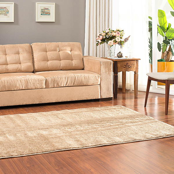 Tapete Felpudo Apolo Soft Class Casa Dona Bege 150x200cm