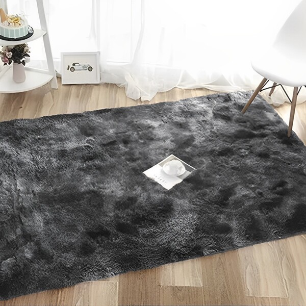 Tapete Felpudo Cinza Mesclado 2,00x2,40m Pelo Alto Casen