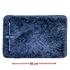 Tapete Felpudo De Porta Antiderrapante - 40x60cm - Cinza